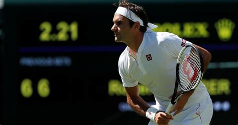 roger federer wears uniqlo at wimbledon as long standing deal with nike ends