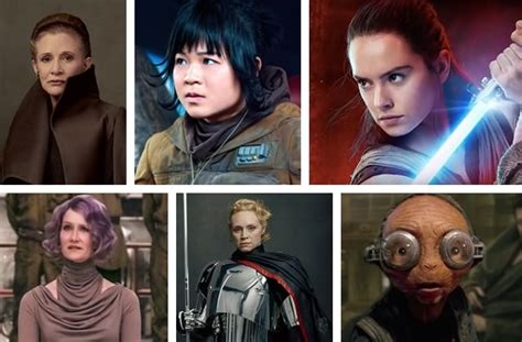Star Wars Les Derniers Jedi Les Personnages Féminins