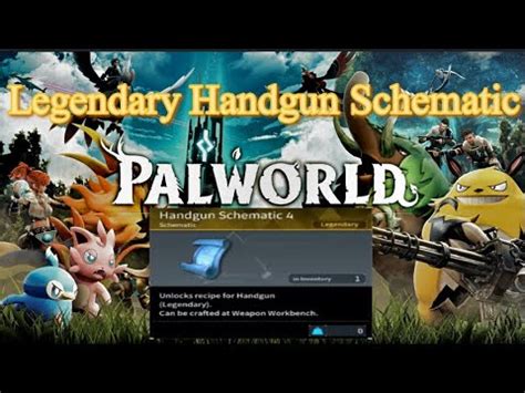 Legendary Handgun Weapon Schematic Palworld YouTube