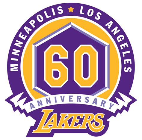 Let's rank all the rams logos listed in the team's history , including the ones from the franchise's time in cleveland, st. Los Angeles Lakers Anniversary Logo - National Basketball ...