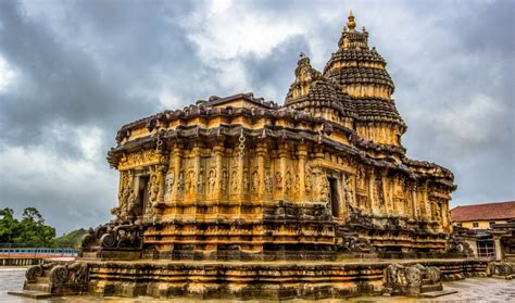 Sun Rays Falling Upon The Pillars Of Vidyashankara Temple Will Tell You