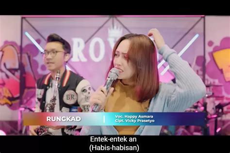 Lirik Lagu Rungkad Entek Entekan Berjudul Rungkad Happy Asmara