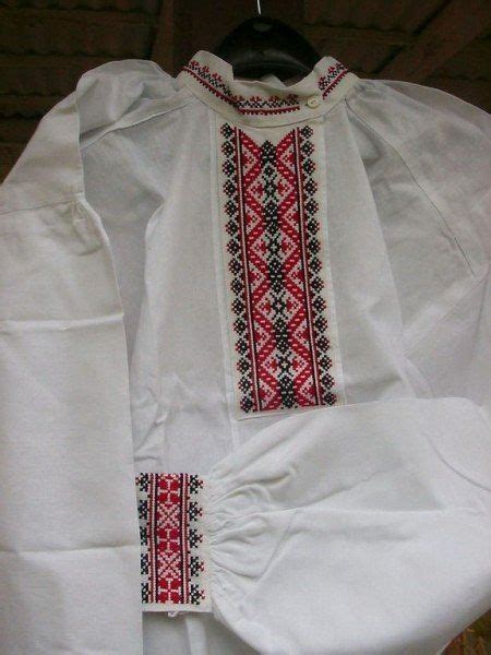 Embroidered Shirt Of The Folk Costume From Podlasie Eastern Poland