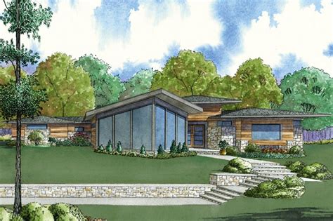 Contemporary Style House Plan 4 Beds 25 Baths 3447 Sqft Plan 923