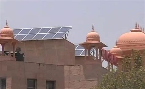 Vasundhara Rajes Roof Has Solar Panels So Does 468 Rajasthan Families