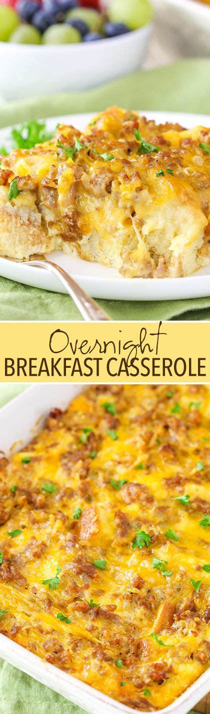 Overnight Sausage And Egg Breakfast Casserole Recipe