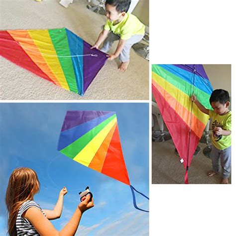Cheap Rainbow Diamond Kite For Kid And Adult Buy Rainbow Kitediamond
