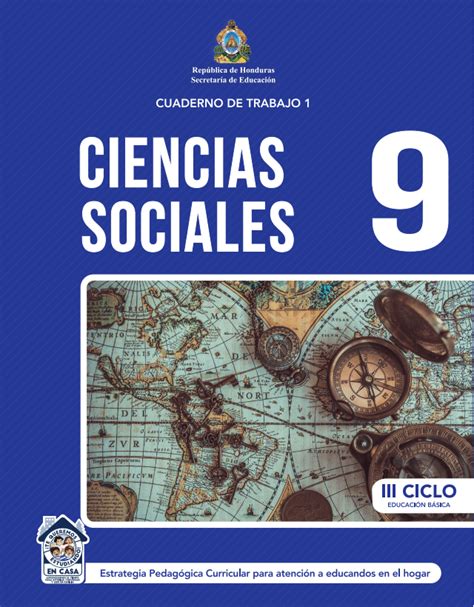 Cuaderno De Trabajo De Ciencias Sociales Noveno 9 Grado Honduras Zona
