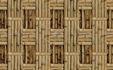 Old Bamboo Fence Texture Seamless 12298