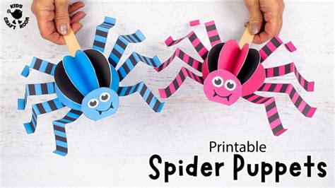 Walking Spider Puppet Craft Kids Craft Room