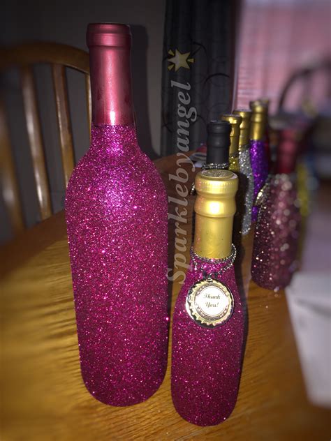 Pin By Angel Davis On Glitter Wine Bottles Glitter Wine Bottles