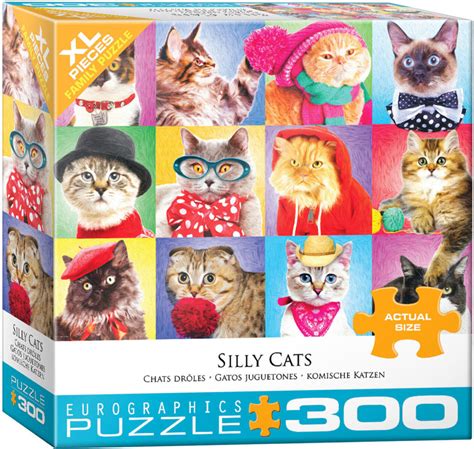 Silly Cats 300 Piece Puzzle Athena Posters
