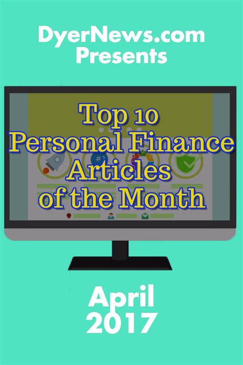 Time To Review The Top Personal Finance Articles From April Money