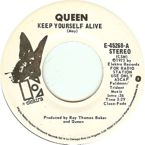 Queen Keep Yourself Alive 1975 Csm Vinyl Discogs