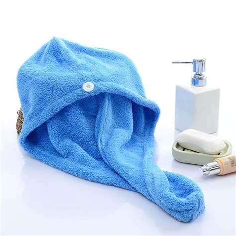 Hair Drying Towel Twist Microfiber Towels For Hair Turban Wrap Fast