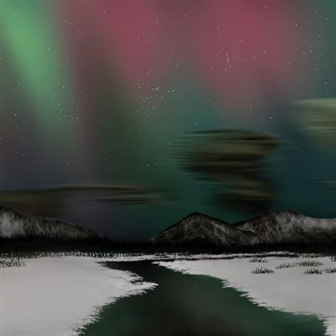 Aurora Borealis Northern Lights Winter 4k Ipad Air Wallpapers Free Download