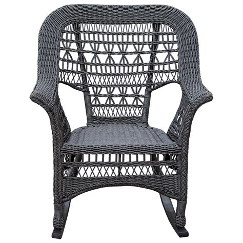 You can choose a single chair, place it on your balcony, and now you have a comfortable place to relax outdoors. Wicker Rocking Chair, Grey | At Home