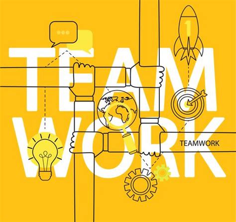 Infographic Of Teamwork Concept 336013 Vector Art At Vecteezy