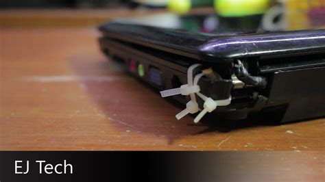 Fixing A Laptop Hinge Using ZIPTIES YouTube