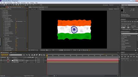 3d Waving Flag After Effects Tutorial Youtube