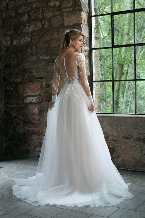 We did not find results for: Style 44061: Lace Long Sleeve Illusion A-Line Gown ...