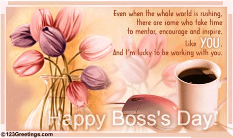 Powerful boss quotes about his attitude, honesty, and responsibility toward his employees. Lucky Working With You! Free Women Boss eCards, Greeting ...