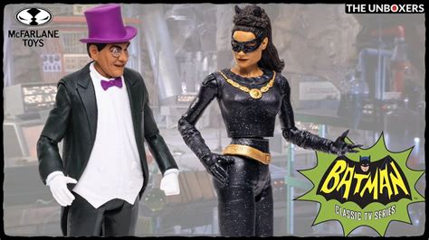 Batman 66 Classic Tv Series Catwoman And The Penguin By Mcfarlane Toys