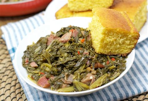 Soul food is the cuisine of the landlocked areas of the deep south that millions of african americans left behind when they moved north, midwest, and west during the great migration (1910s to the 1970s). Soul Food Turnip Greens | Southern-Style No Bitterness