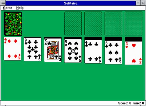 Microsoft Solitaire 1990 Mobygames