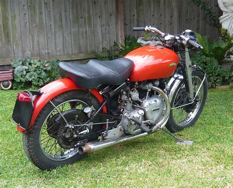Its In The Name 1951 Vincent Rapide For Sale Classic Sport Bikes