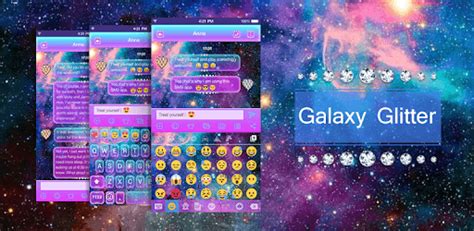 Galaxy Glitter Emoji Keyboard Apk Download V115 For Android At