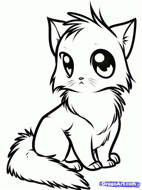 Woodland tribal animals cute forest and nature design elements. Dragoart-Cute-Animal-Coloring-Pages.gif (800×1070) | Chibi ...