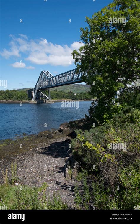 The Connel Bridge Spans The Narrowest Part Of Loch Etive In Argyll On