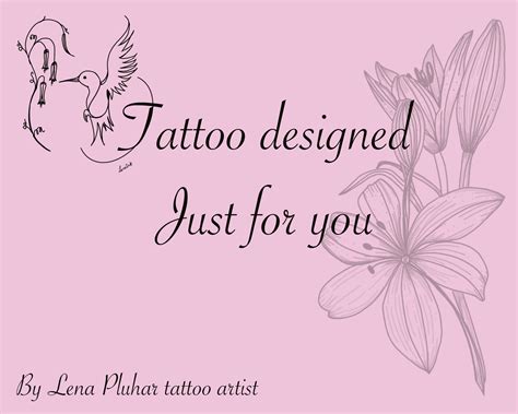 Custom Tattoo Design Tattoo Commission Personalised Tattoo Etsy