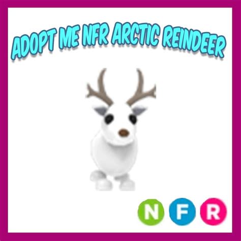 Adopt Me Nfr Arctic Reindeer Neon Fly Ride Cheap And Fast Etsy