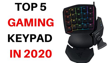 Top 5 Best Gaming Keypad In 2020 Razer Tartarus Logitech G13 Youtube