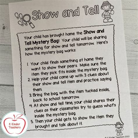 3 Fantastic Ideas For Show And Tell For Teachers 4 Kinder Teachers