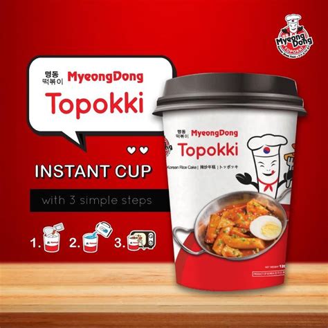Myeongdong Topokki Makes Available Topokki In An Instant Cup Mini Me Insights