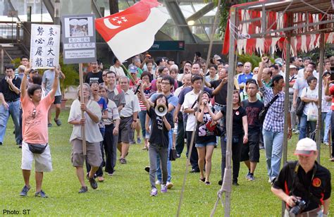 Maybe you would like to learn more about one of these? Hong Lim protest leader questioned by police , Singapore ...