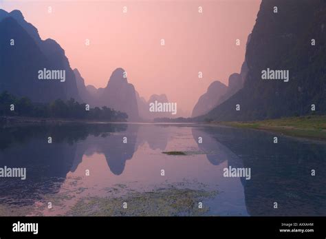 Li Jiang Li River Guangxi Province China Asia Stock Photo Alamy