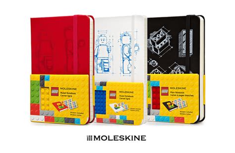Lego Limited Edition Notebooks From Moleskine Pop Culture Nod Of The