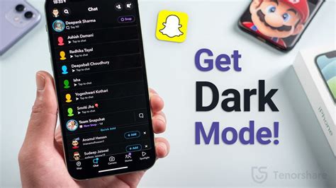 how to get dark mode on snapchat youtube