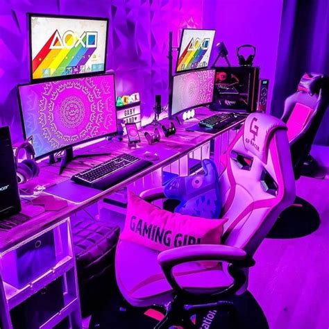 Desk Setups On Instagram Awesome Couple Gamer Setup 👌🏻 📷