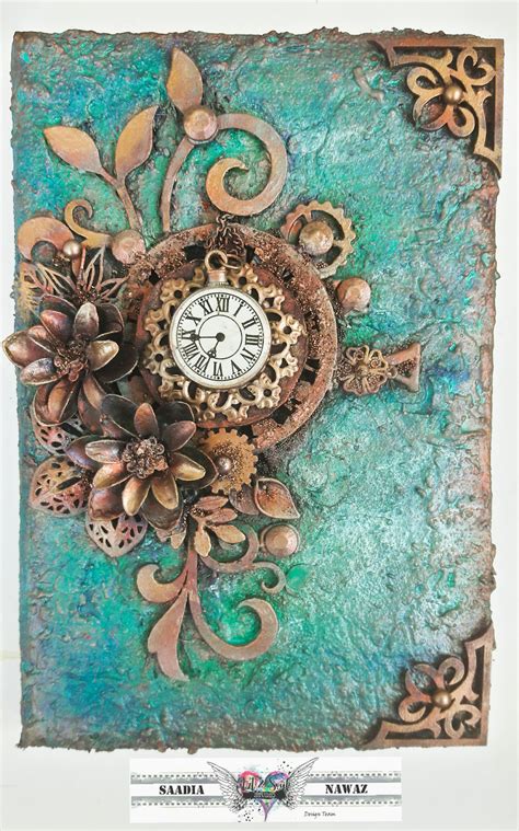 Altered Book Cover Art Journal And Mixed Media Projects