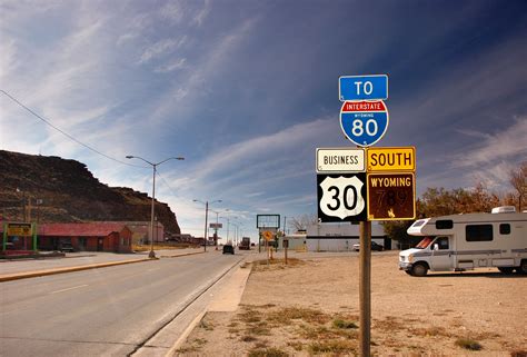 Wyoming State Highway 789 U S Highway 30 And Interstate 80