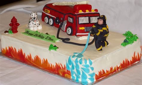 Fire Truck Cake Baked In Heaven