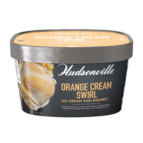 Orange Pineapple Hudsonville Ice Cream