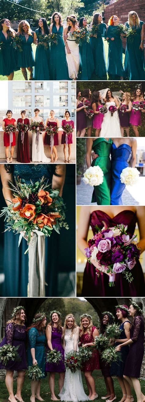 Fabulous Fall Wedding Inspiration Moody Jewel Toned Wedding Ideas