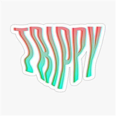 Trippy Sticker For Sale By Carissavanatta Redbubble