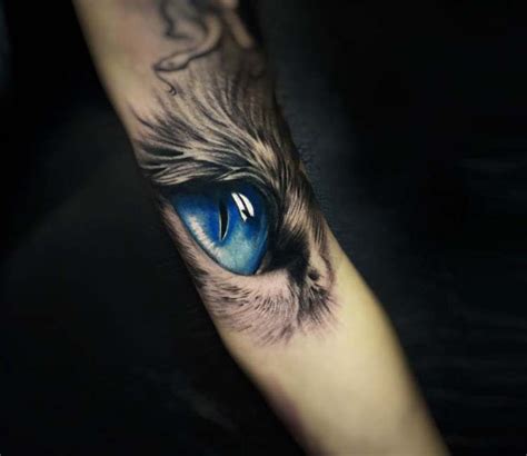 Blue Eye Tattoo By Daniel Bedoya Cat Eye Tattoos Tiger Eyes Tattoo